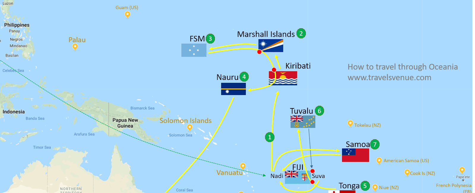 How to Get to Palau - Flights Ferries &amp; Travel Routes